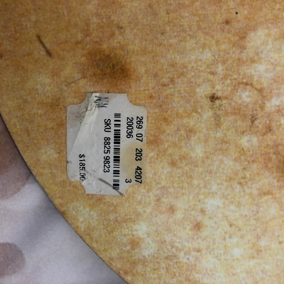 Hand Blown Glass Decoupage Plate - Blue Bird (EUC) - Picture 5 of 7